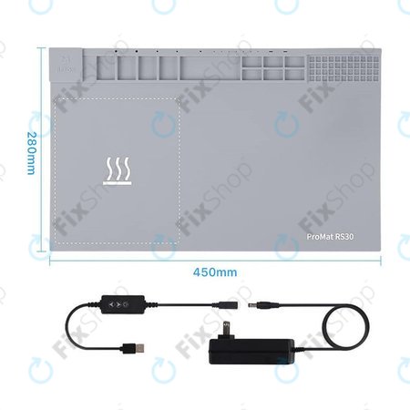 Refox ProMat RS30 - Pad de Încălzire - Separator de Ecran LCD - 45 x 28cm