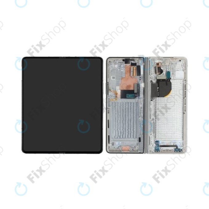 Samsung Galaxy Z Fold 5 F946B - Ecran LCD + Sticlă Tactilă + Ramă (Cream) - GH82-31842B Genuine Service Pack