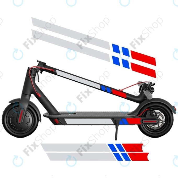 Xiaomi Mi Electric Scooter 1S, 2 M365, Essential, Pro, Pro 2 - Autocolante Reflectorizante (A)