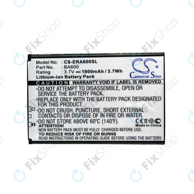 Baterie pentru Sony Ericsson Kumquat, ST25, ST25i, Xperia U, 1000mAh, Li-Ion, 3.7V, BA600, HQ