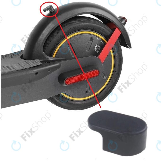 Ninebot Segway Max G30 - Suport pentru Mecanismul de Pliere a Aripă Spate