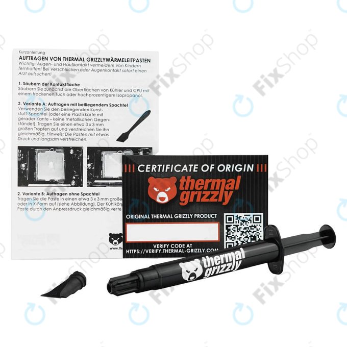Pastă termoconductoare 1,5ml/3,9g, Thermal Grizzly Aeronaut