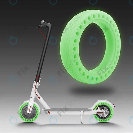 Xiaomi Mi Electric Scooter 1S, 2 M365, Essential, Pro, Pro 2 - Anvelopă Durabilă Completă Tubeless (Green Fluorescent)