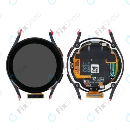 Samsung Galaxy Watch 5 40mm R900 - Ecran LCD + Sticlă tactilă + Ramă (Graphite) - GH82-30040A Genuine Service Pack