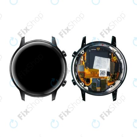 Huawei Honor Watch Magic 2 42 mm - Ecran LCD + Sticlă tactilă + Ramă (Charcoal Black) - 02353LBK Genuine Service Pack
