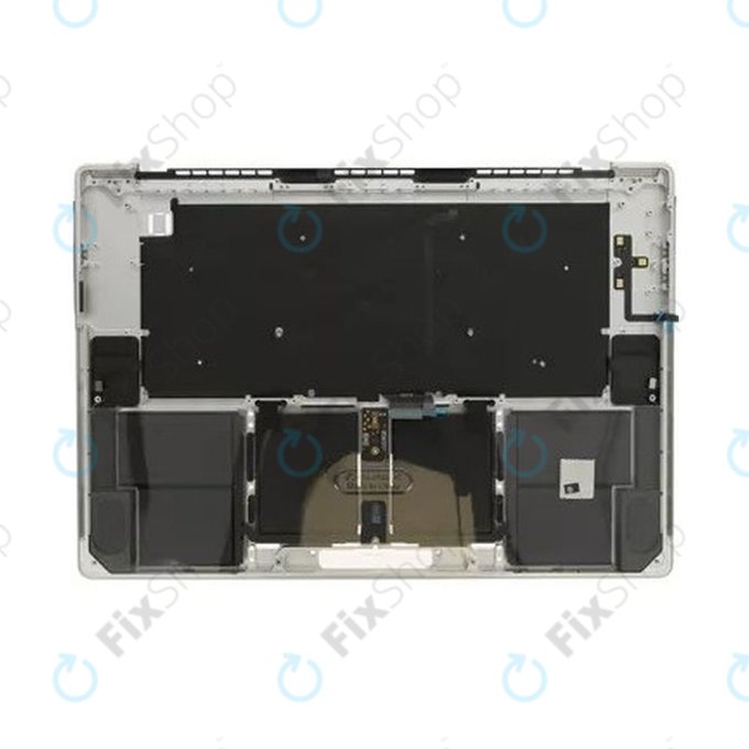 Ramă superioară tastatură pentru MacBook Pro 16" A2780 (2023), cu tastatură US și baterie, Silver, 661-32190, Genuine Apple