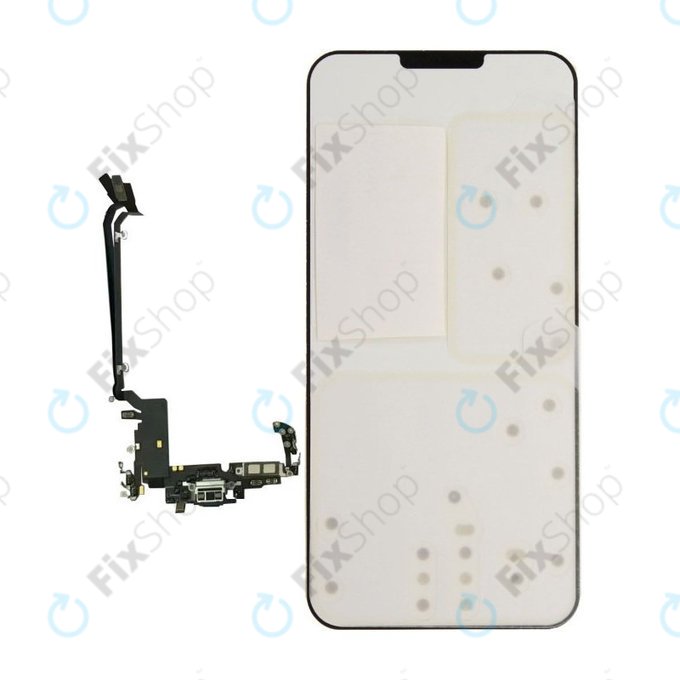 Conector de Încărcare + Cablu Flex pentru iPhone 17 Pro Max pSIM | Dark Blue | 923-13587 | Genuine Apple