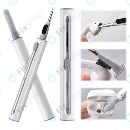 Stilou de curățare pentru curățarea telefoanelor și căștilor (alb)