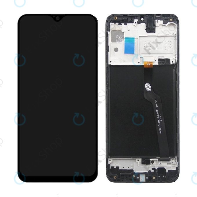 Samsung Galaxy A10 A105F - Ecran LCD + Sticlă Tactilă + Ramă TFT