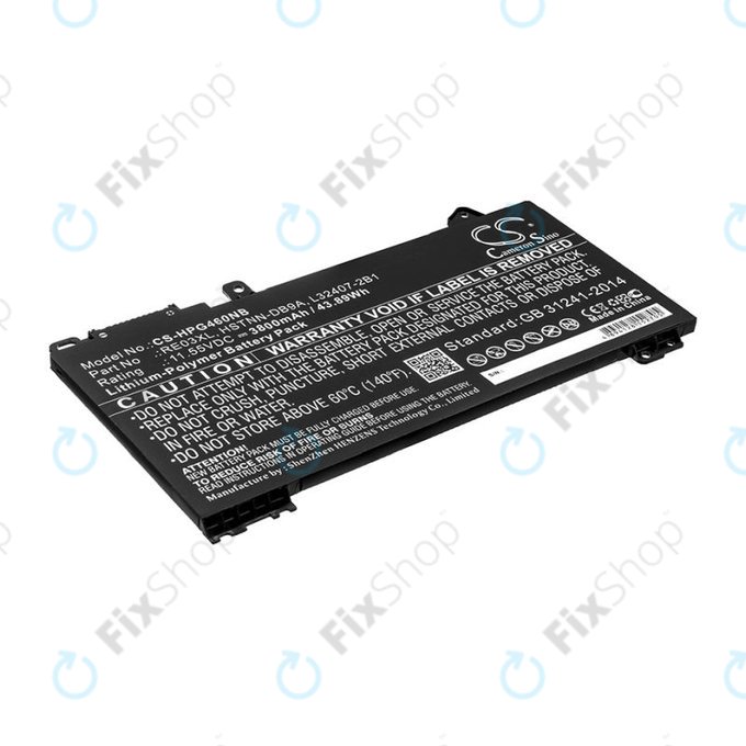 Baterie pentru HP ProBook 455, 450, 445, 440, 430 G6, 3800mAh, Li-Pol, 11.55V, RE03XL, HQ