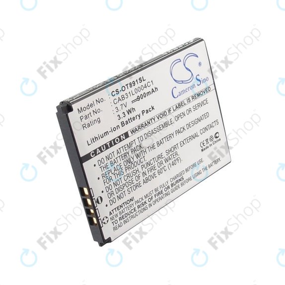 Baterie pentru Alcatel One Touch, OT, TCL A, Vodafone, 900mAh, Li-ion, 3.7V, CAB31L0004C1, HQ