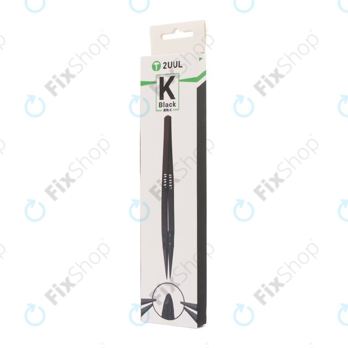 Pensetă ESD antistatică cu vârf plat din ceramică, 2UUL TW32