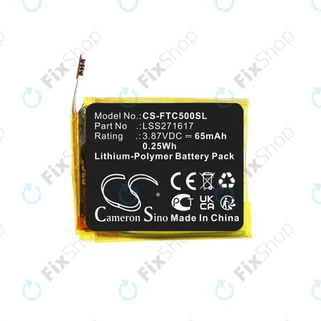 Baterie pentru Fitbit Charge 5, 65mAh, Li-Pol, 3.87V, LSS271617, HQ