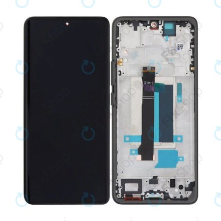 Xiaomi Redmi Note 13 Pro+ 23090RA98C - Ecran LCD + Sticlă Tactilă + Ramă (Fushion Black) OLED