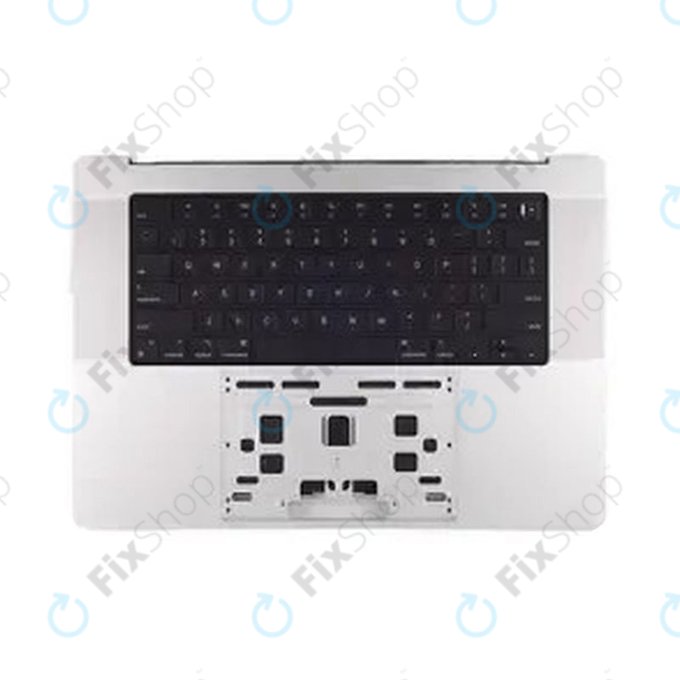 Ramă superioară tastatură pentru MacBook Pro 14", A3112 (2024), cu tastatură US și baterie, Silver, 661-42513, Genuine Apple