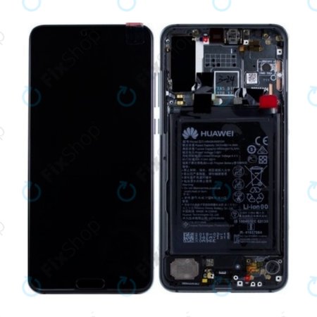 Huawei P20 Pro CLT-L29, CLT-L09 - Ecran LCD + Sticlă Tactilă + Ramă + Baterie (Midnight Blue) - 02351WTP Genuine Service Pack