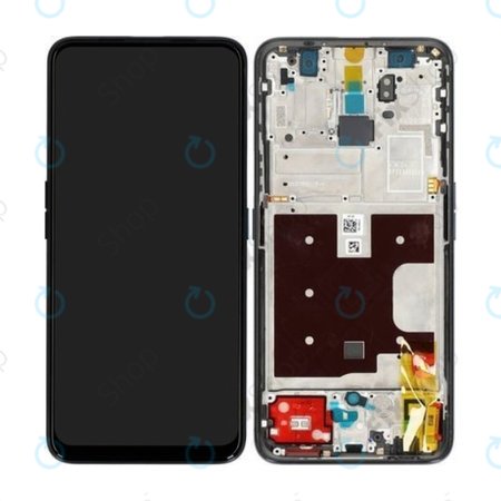 Oppo Reno 2 Z - Ecran LCD + Sticlă tactilă + Ramă (Black) - O-4902827 Genuine Service Pack
