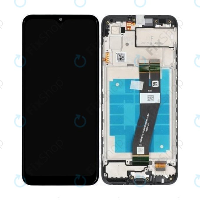 Samsung Galaxy A03 A035G - Ecran LCD + Sticlă Tactilă + Ramă (Black) - GH81-21626A Genuine Service Pack