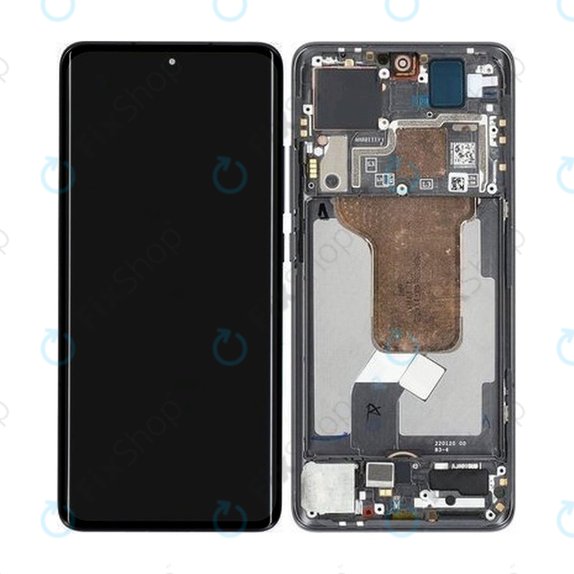 Xiaomi 12, 12X - Ecran LCD + Sticla Tactilă + Ramă (Gray) - 5600030L3A00, 56000300L300 Genuine Service Pack