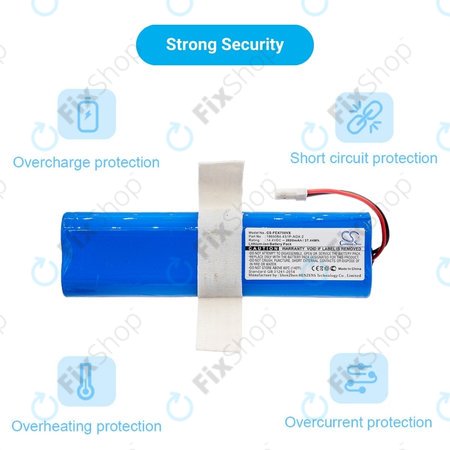 Zaco V3, V40, V5s Pro, V5x - Baterie 18650B4-4S1P-AGX-2 Li-Ion 14.4V 2600mAh HQ