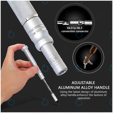 Jakemy JM-8166 - Set de Unelte de service pentru service electronic 61în1