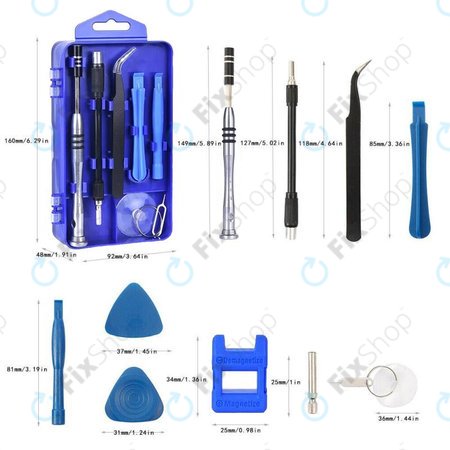 Kingsdun - Set de Șurubelnițe de Precizie pentru Servicii de Telefonie, Calculatoare și Electronice 115în1