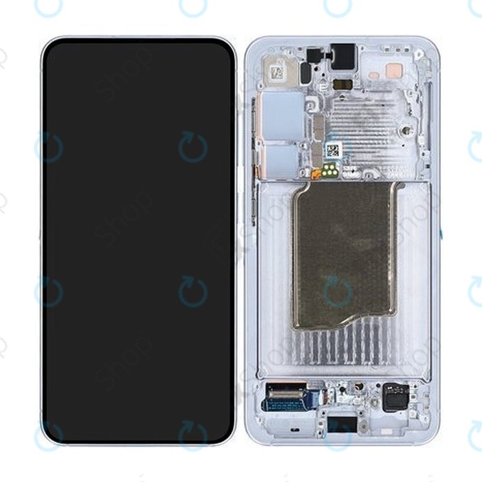 Samsung Galaxy S25 - Ecran LCD + Sticlă Tactilă + Ramă (Icy Blue) OLED
