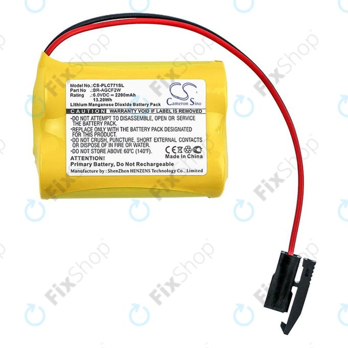 Baterie pentru GE A06b-6093-K001, 2200mAh, Li-MnO2, 6V, BR-AGCF2W, HQ