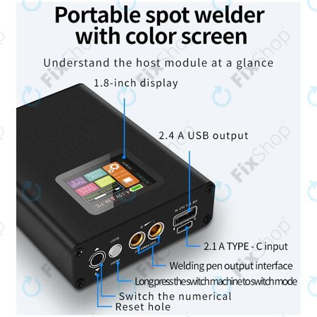Docreate SW - Aparat Portabil de Sudura in Puncte cu Afisaj Digital (5000mAh)