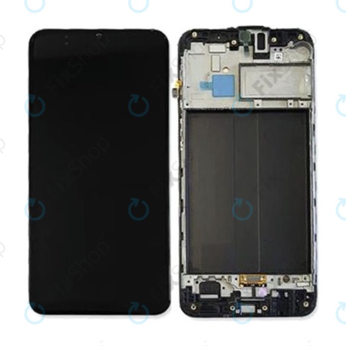 Samsung Galaxy M30 M305F - Ecran LCD + Sticlă Tactilă + Ramă (Black) - GH82-19347A, GH82-20624A Genuine Service Pack