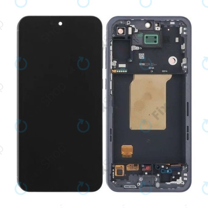 Samsung Galaxy A55 A556B - Ecran LCD + Sticlă Tactilă + Ramă (Awesome Iceblue) TFT