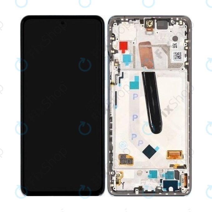 Xiaomi Poco F3 - Ecran LCD + Sticla Tactilă + Ramă (Blue) - 560004K11A00 Genuine Service Pack