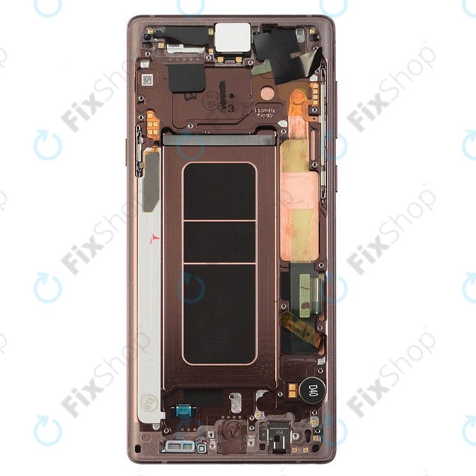Samsung Galaxy Note 9 N960U - Ecran LCD + Sticlă Tactilă + Ramă (Metallic Copper) - GH97-22269D, GH97-23737D, GH97-22270D Genuine Service Pack