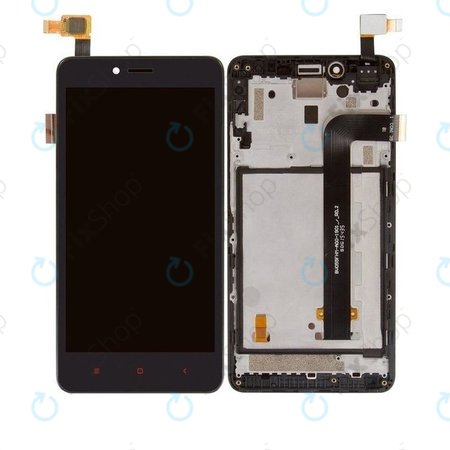 Xiaomi Redmi Note 2 - Ecran LCD + Sticlă Tactilă + Ramă (Black) TFT