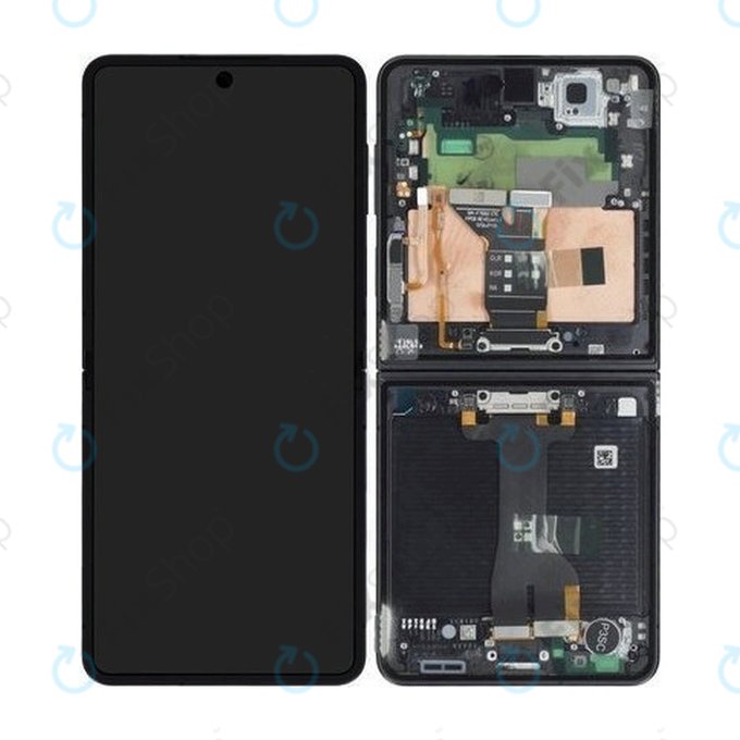 Samsung Galaxy Z Flip 7 F766B - Ecran LCD + Sticlă Tactilă + Ramă (Jetblack) OLED