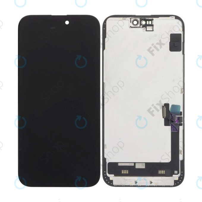 Apple iPhone 15 Plus - Ecran LCD + Sticlă Tactilă + Ramă Soft OLED FixPremium