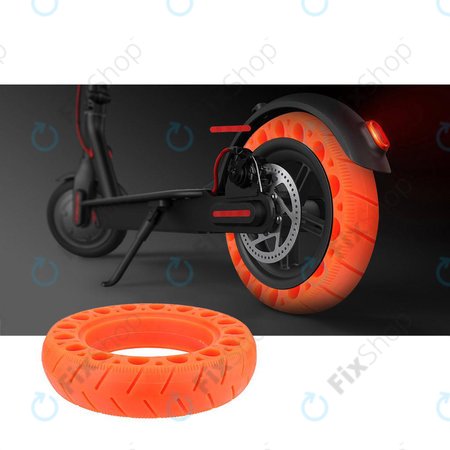 Xiaomi Mi Electric Scooter 1S, 2 M365, Essential, Pro, Pro 2 - Anvelopă Durabilă Completă Tubeless (Tip 1) (Red)