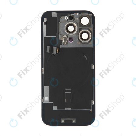 Sticlă Carcasă Spate pentru iPhone 16 Pro | Black Titanium | 661-42722 | Genuine Apple