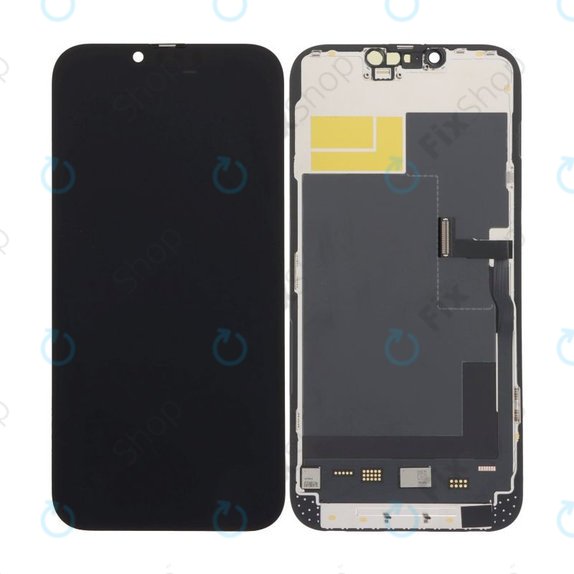 Ecran Soft OLED pentru iPhone 13 Pro Max, Sticlă tactilă cu ramă, DIAGNOSTIC