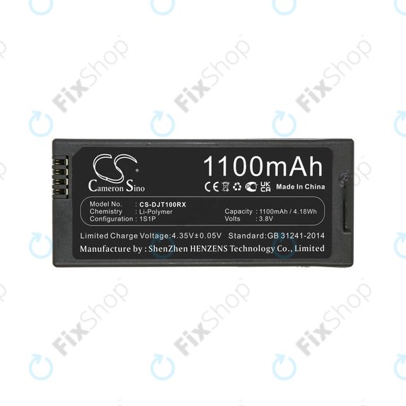 Baterie pentru DJI Tello, 1100mAh, Li-Pol, 3.8V, T01, HQ