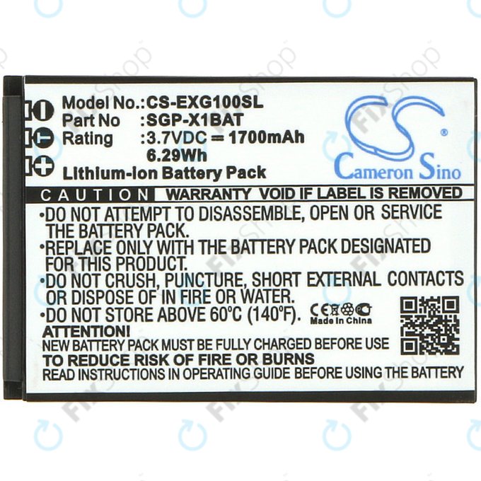 Baterie pentru Evolveo StrongPhone X1, 1700mAh, Li-ion, 3.7V, SGP-X1BAT, HQ