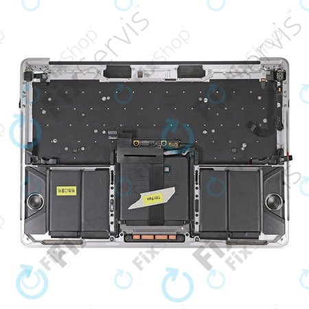 Apple MacBook Pro 13" A1706 (Late 2016 - Mid 2017) - Superior Ramă Tastatură + Tastatură (US) + Microfon + Trackpad + Boxe (Silver)