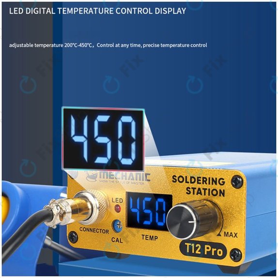 Mechanic T12 Pro - Statie de lipit digitală (Blue)