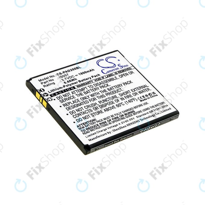 Baterie pentru Pax myPOS D200, D200T, IS275, D200, 1800mAh, Li-Pol, 3.7V, IS057, HQ
