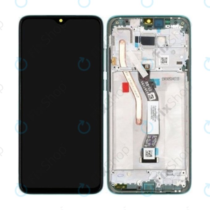 Xiaomi Redmi Note 8 Pro - Ecran LCD + Sticlă Tactilă + Ramă (Forest Green) - 56000400G700, 56000C00G700 Genuine Service Pack