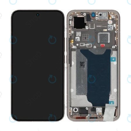 Ecran pentru Xiaomi 15T Pro 5G, Mocha Gold, Sticlă tactilă cu ramă, 5600060O12U00, Genuine Service Pack