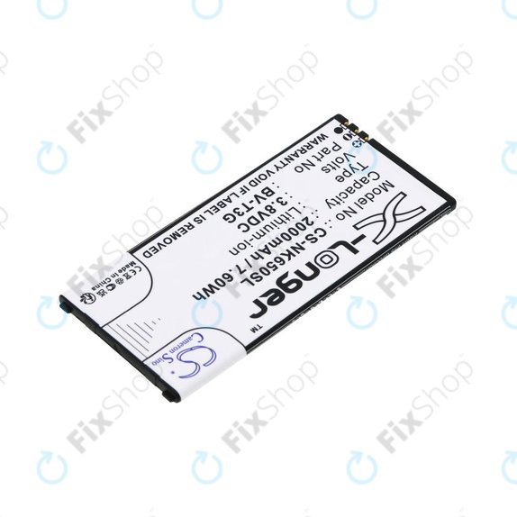 Baterie pentru Nokia Lumia 650, 2000mAh, Li-Ion, 3.8V, BV-T3G, HQ