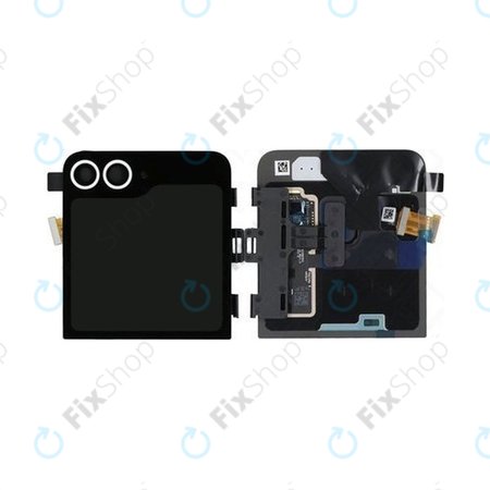 Samsung Galaxy Z Flip 6 F741B - Ecran LCD + Sticlă Tactilă + Ramă (Extern) (White) - GH97-30012F Genuine Service Pack