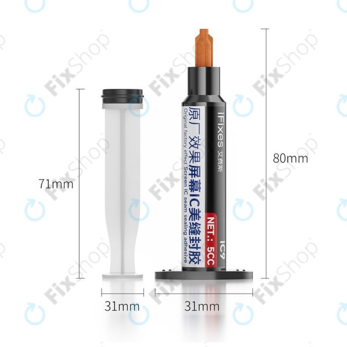 iFixes IC Underfill Glue - adeziv pentru cipuri IC pe placa de bază, 5ml
