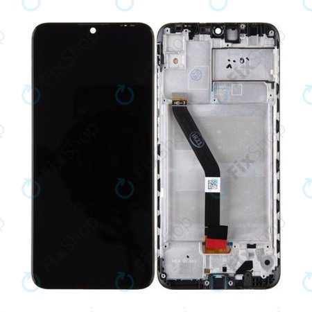Huawei Honor 8A, Honor Play 8A - Ecran LCD + Sticlă Tactilă + Ramă (Black) TFT